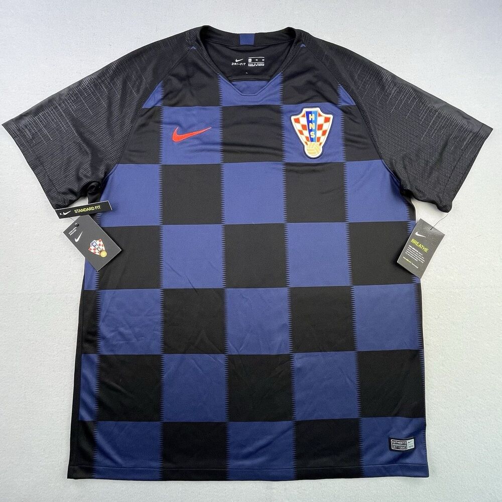 Nike Croatia 2018 Away Futbol Soccer Jersey Kit Men XL Vatreni World Cup Modric